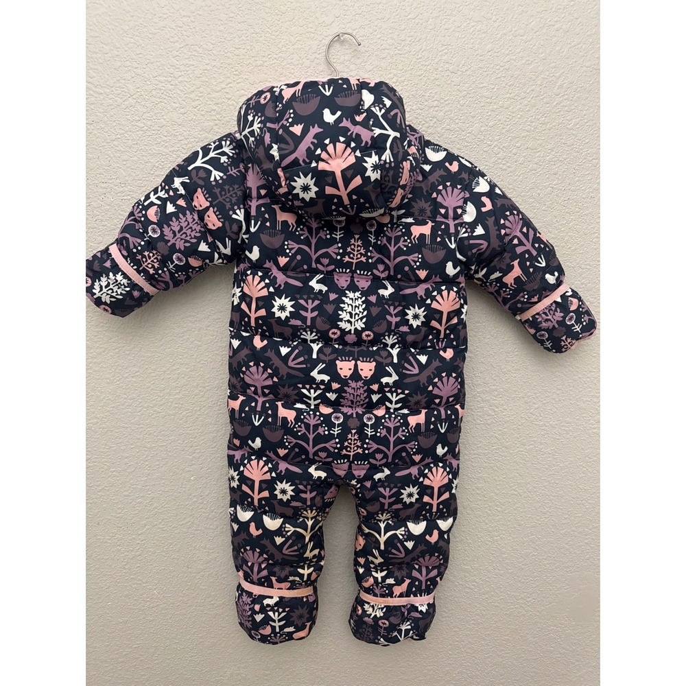 Columbia Fleece Lined Bunting Snow Winter Suit Pink Size 18-24 Months - Picture 9 of 12